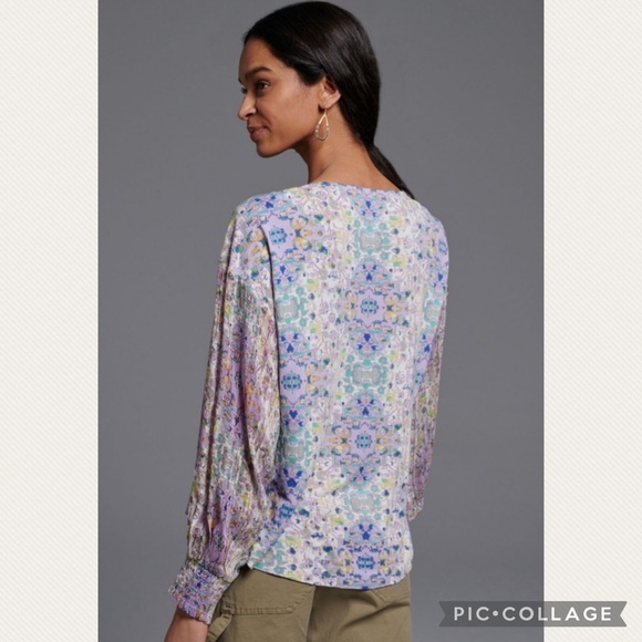 :Price Firm: NWT Anthropologie Odetta Embroidered Top - Picture 3 of 10